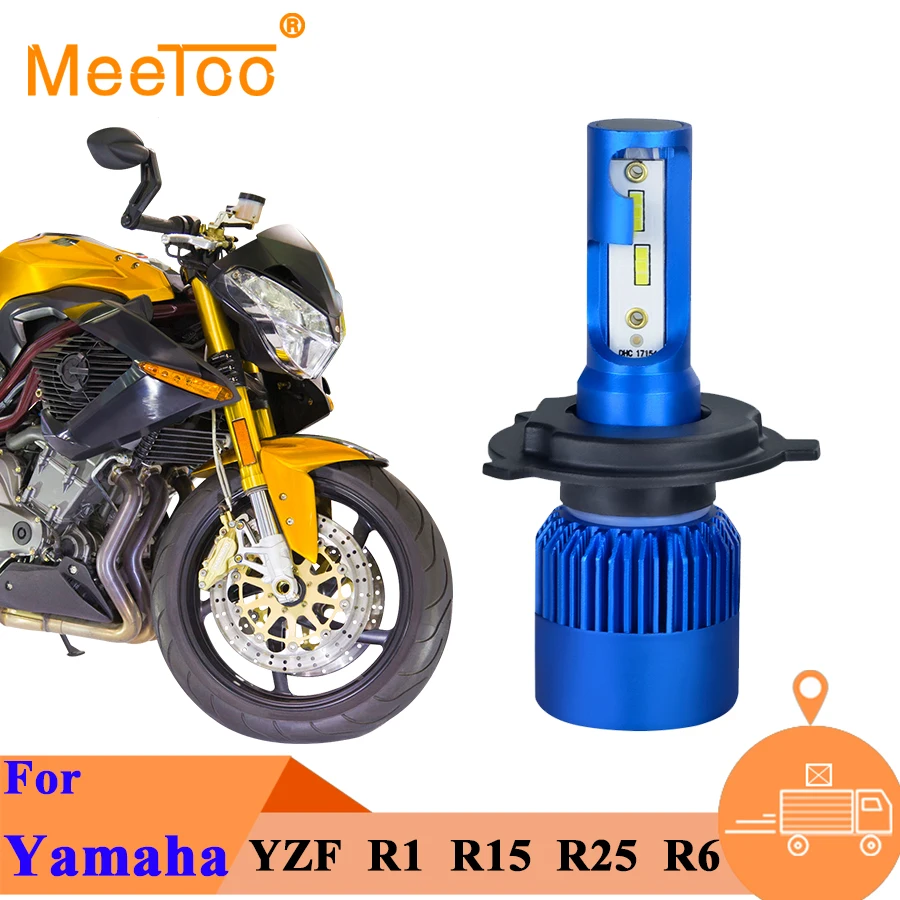 Светодиодная фара для мотоцикла HS1 H1 H7 HB3 HB4 12 В 6500 К Yamaha YZF R1 R6 R15 FZ6R| |