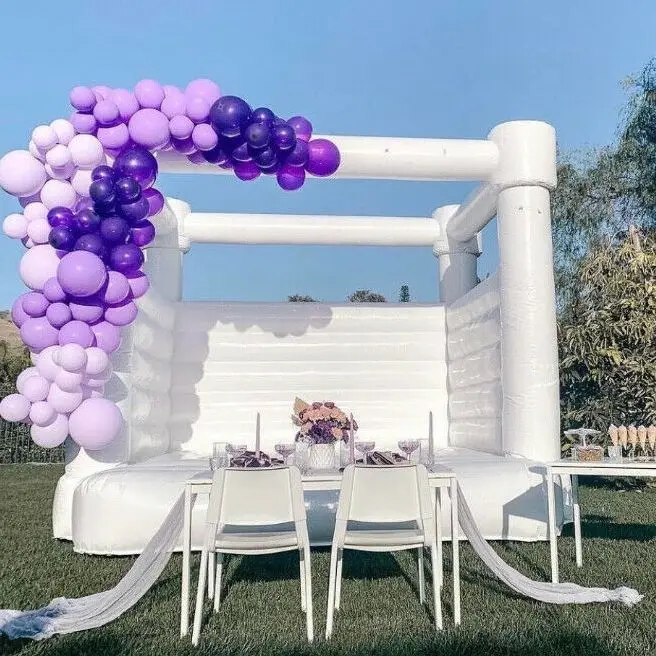 12ft x Jumping House Inflatable white Bounce Combo Bouncy Castle Air bouncer | Игрушки и хобби