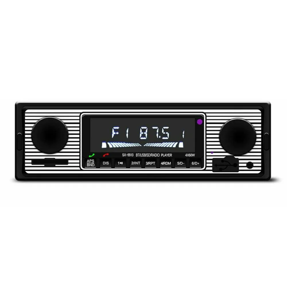 Винтажное автомобильное беспроводное радио mp3-плеер стерео USB/AUX классический стерео аудио fm-модулятор автомобильные аксессуары