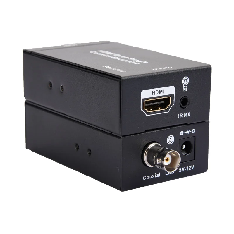 

LEORY HDMI Extender NK-C100IR Over Single Coaxial Cable 1080P HD Converter IR Transmitter Extender Receiver Audio Video