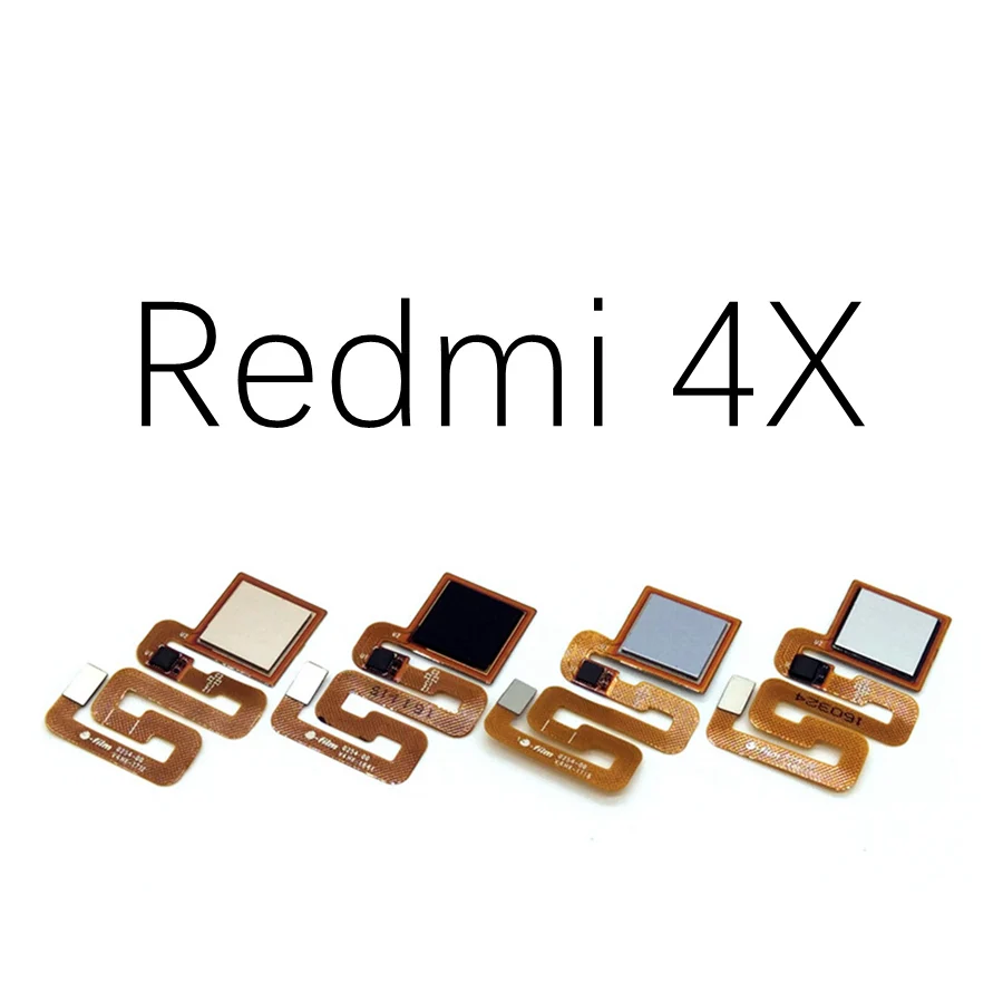 Сканер отпечатков пальцев для Xiaomi Redmi Note 4X гибкий кабель сенсорный датчик кнопка