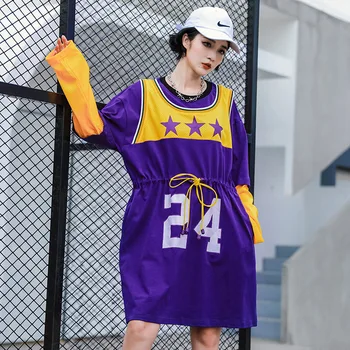 

T-shirt Female Long-sleeved Mid-length Autumn Sports and Leisure Hong Kong Style Women's Hair Fake Two Compassionate Shirts