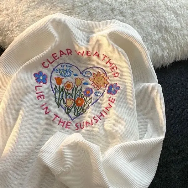 

Толстовка большого размера с принтом в стиле Харадзюку, топы, пуловер в стиле панк, одежда, женские милые толстовки с забавным мультяшным принтом, милые свитшоты в стиле улзан с аниме