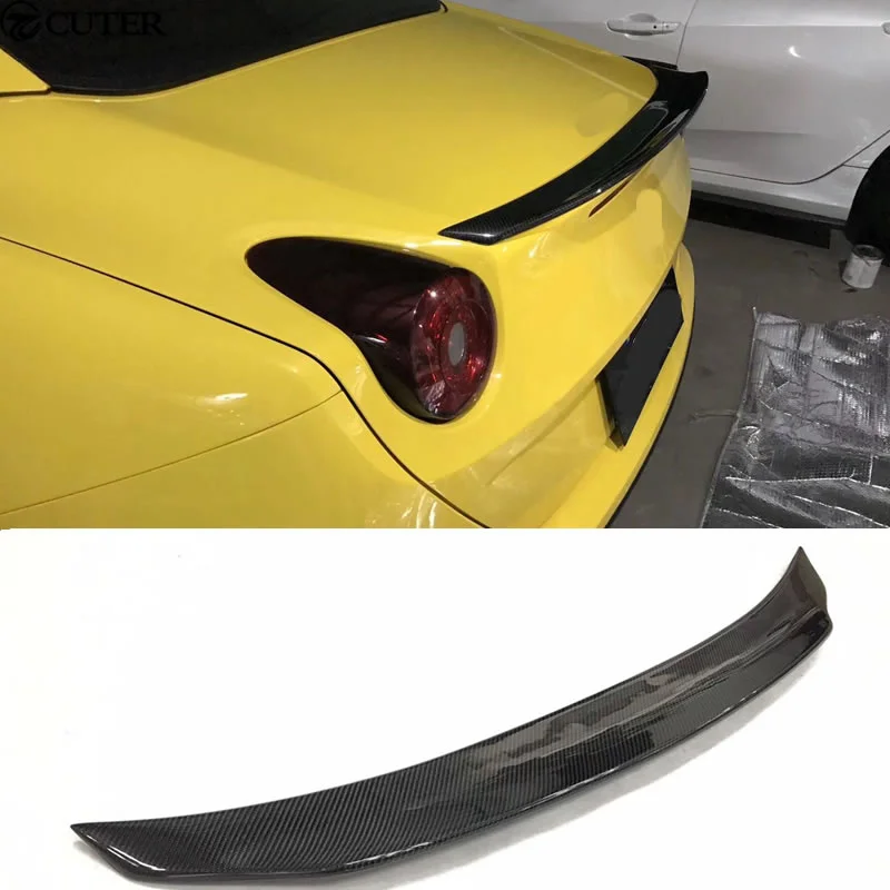 

California Carbon Fiber Car Body Kit Rear Trunk Spoiler Lip Wing for Ferrari California 2017