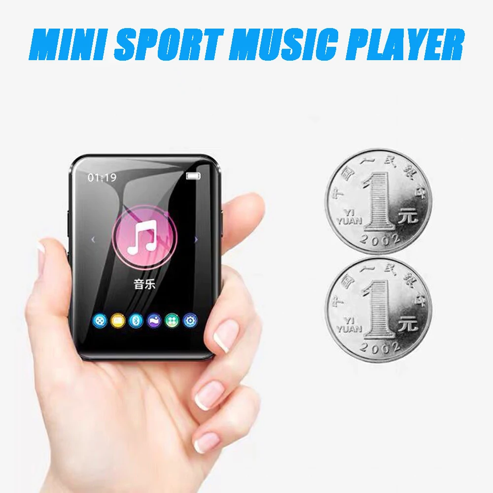 Портативный мини mp3-плеер с Bluetooth 4,0 HiFi музыкальный плеер без потерь с fm-радио, рекордер, расширяемая sd-карта до 128 ГБ