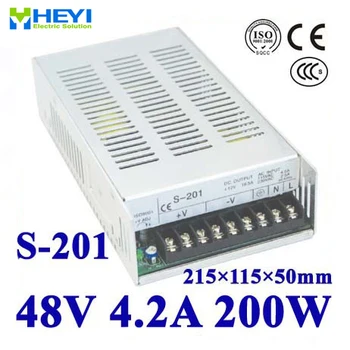 

single output switching power supply 48V 4.2A 100~120V/200~240V AC input LED power supply 200W