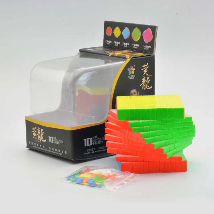 YuXin 10x10 105 мм Профессиональный кубик Magicco скорость Neo куб Cubo Магическая наклейка для взрослых антистресс головоломка подарки игрушки для детей