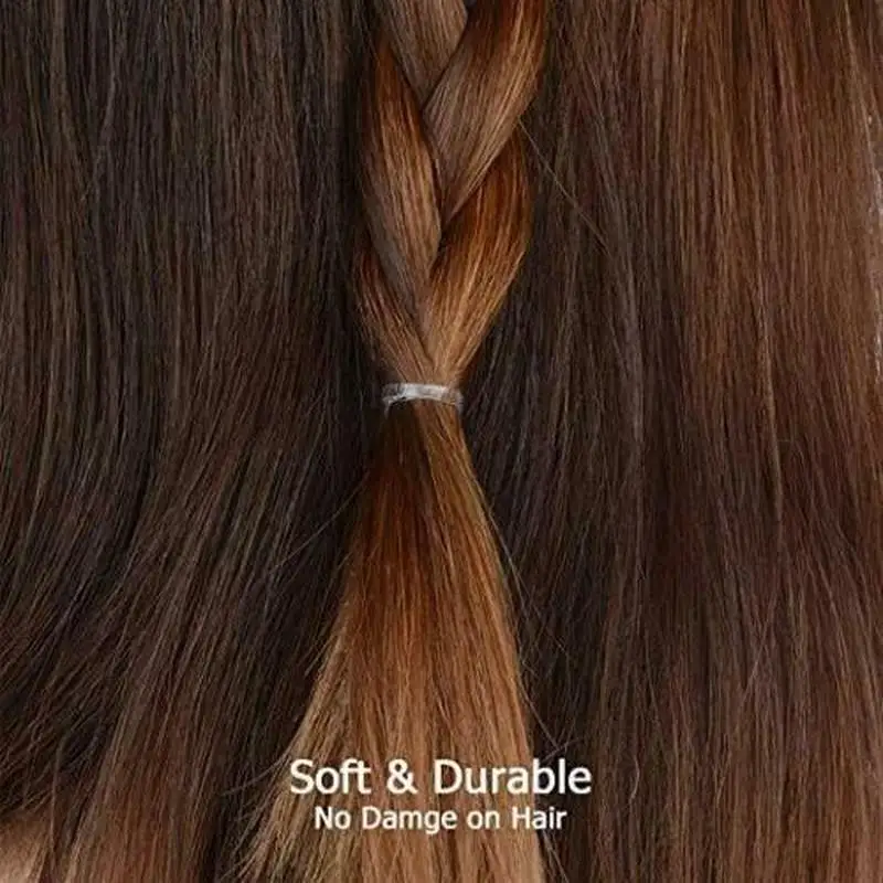 200/500/1000 шт прозрачной тканью; прическа хвостик;: флуоресцентные эластичные резиновые резинки для волос веревки резинки для волос Hairband Для женщин Аксессуары для малышей