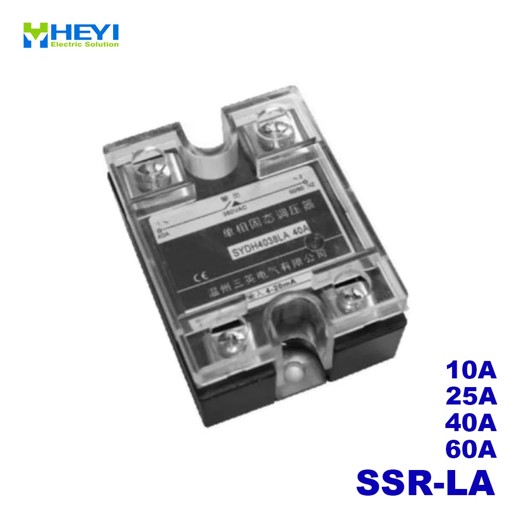Регулятор напряжения однофазный 25LA 40LA 6L0A 10 А 25 40 60 вход 4-20 мА для ПЛК-оборудования