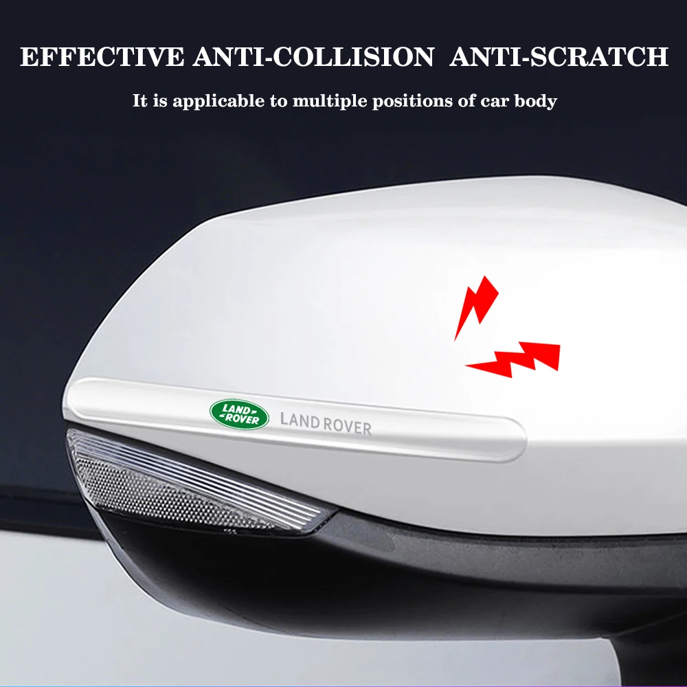 4 шт. наклейки на двери автомобиля прозрачные защитные против столкновений