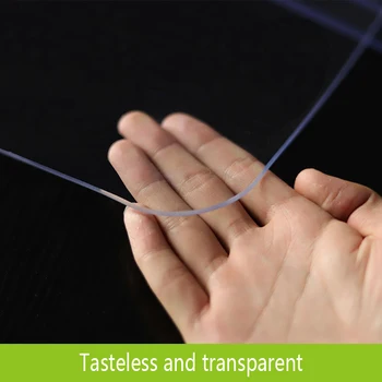 melhor 1.0 Transparente Fosco Pvc Toalha De Mesa De Vidro Macio à Prova Dwaterproof água E à Prova De óleo Mesa De Café Mesa De Café De Cristal Macio