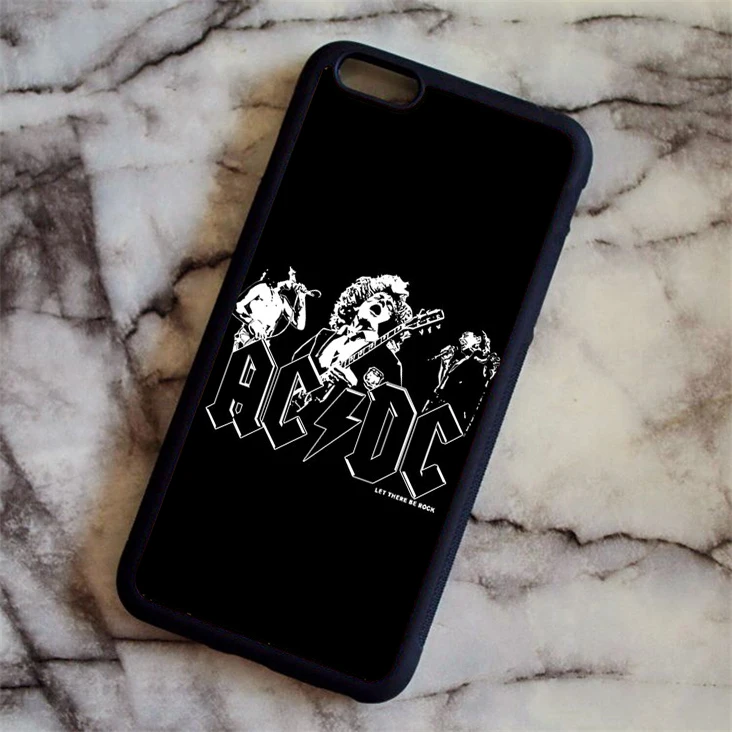 KETAOTAO ACDC чехол для телефона с австралийской рок-группой s для iPhone 4S 5C SE 5 5S 6 6S 7 8 Plus XR XS Max чехол из мягкого ТПУ резины силикона - Цвет: Цвет: желтый