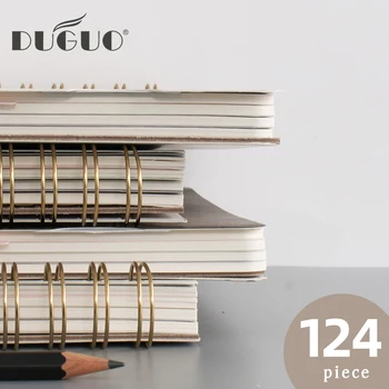 

DUOGUO cute stationery simple ins wind coil thick notebook study office notebook horizontal line diary simple school supplies