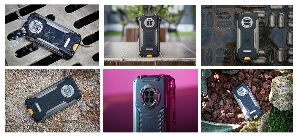 DOOGEE – Smartphone, S96 Pro, 8 go, 128 go, 48mp, téléphone intelligent, quatre caméras, Vision nocturne à infrarouge, 20mp, Helio G90, Octa Core, batterie 6350mAh