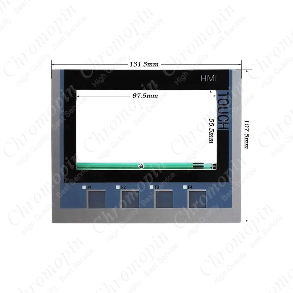 Панель сенсорного экрана для 6AV2124 2DC01 0AX0 6AV2 124 6AG1124 4AX0 6AG1 KTP400 с мембранной