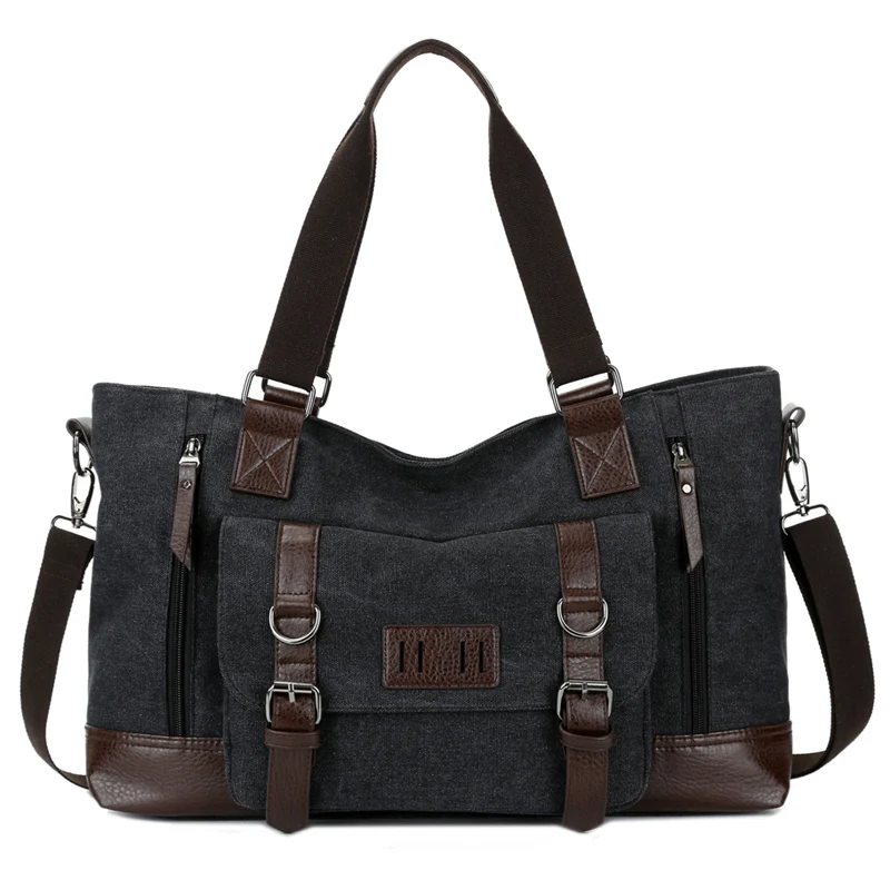 Fashion Canvas Crossbody Bags Tote Quality Handbag Man Shoulder Bags Travel Top-handle Male Messenger Bags