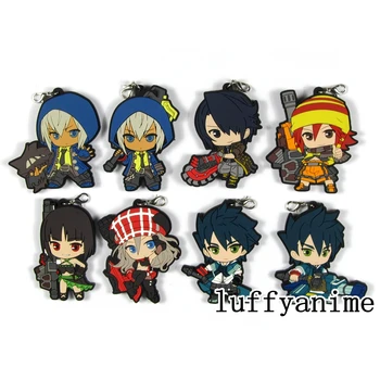 

GOD EATER rubber pendant LENKA UTSUGI Soma Schicksal Amemiya Rindo Sakuya Kouta original PVC anime Phone Straps Charm Keychain