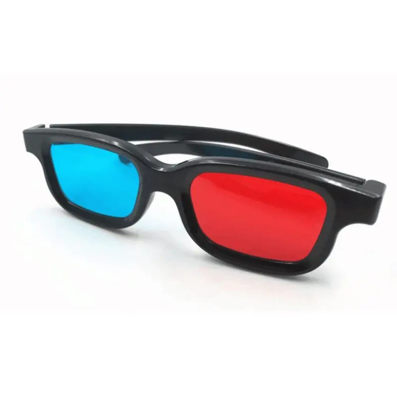 Blue And Red Frame Home 3D Glasses For Dimensional Anaglyph Movie Games DVD Picture Family and Life Video 3D Glasses