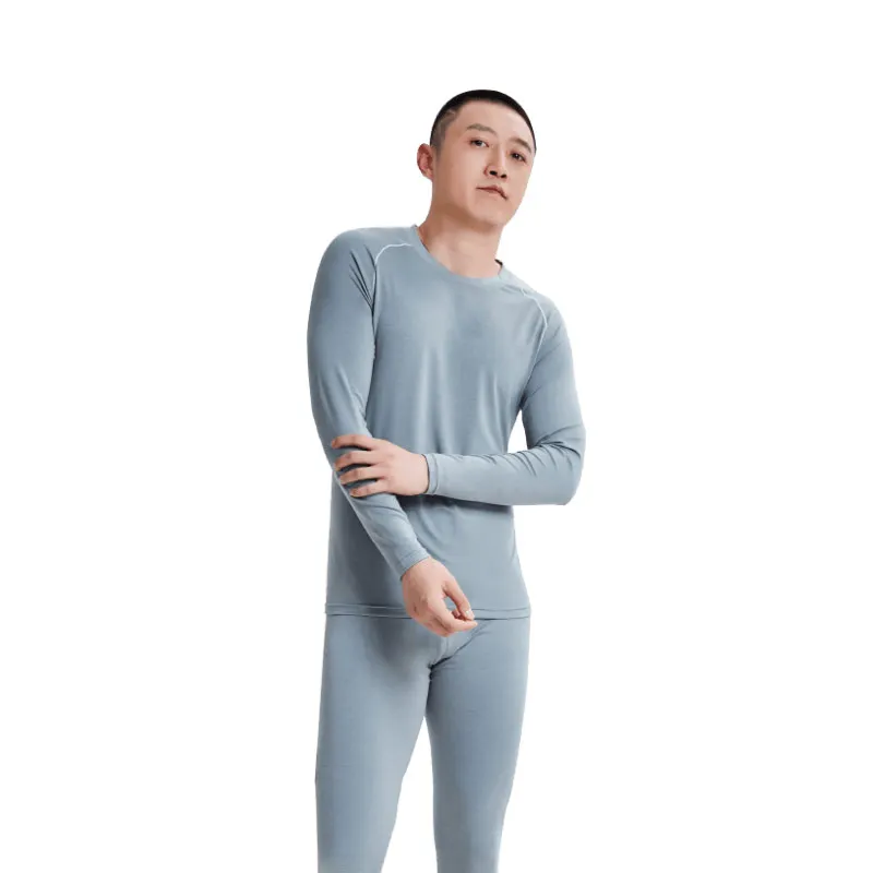 Men Grey XL Xiaomi Mijia Youpin легкий кофе пряжа теплый спортивный комплект нижнего белья для мужчин и женщин модели нежный мягкий пот дома - Цвет: Men Grey XL