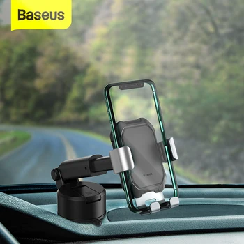 

Baseus Gravity Car Phone Holder for 4.7-6.5 Inch Mobile phone Car Phone Mount Stand Adjustable Auto Support With Suction Base