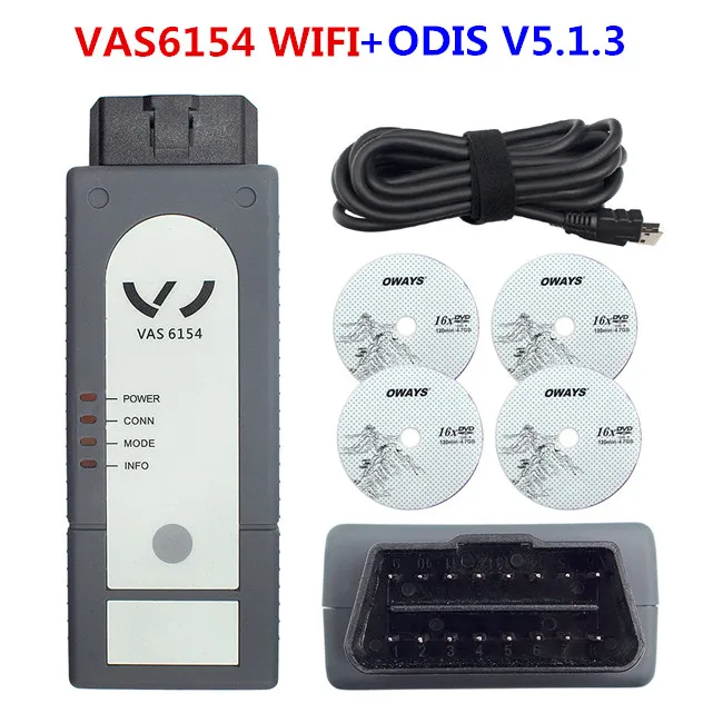 OKI полный чип S5054 ODIS V4.3.3 Keygen Bluetooth AMB2300 S 5054 6154 wifi Diagbox полный чип 5054A считыватель кодов OBDII - Цвет: 6154 WIFI Win10