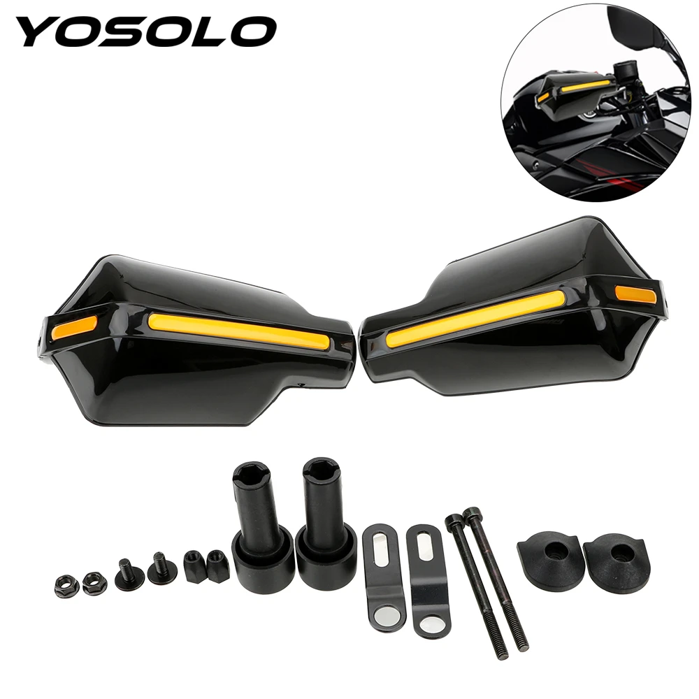 Yosolo 1 Pair Handle Protector Shield Windproof Motorcycle Hand Guard Handlebar Handguards Motorbike Accessories Protection Gear Falling Protection Aliexpress