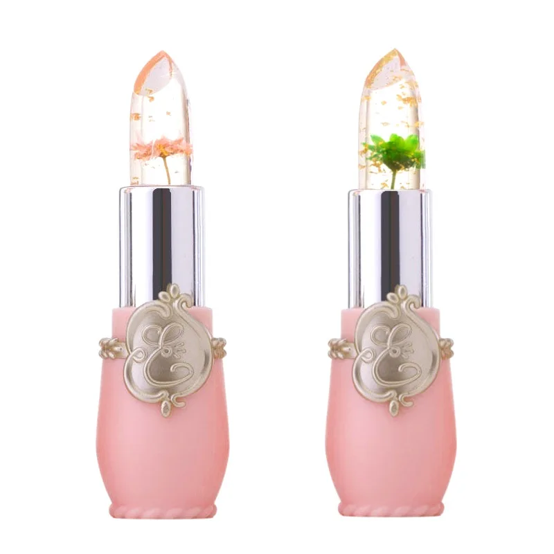 Crystal Temperature Color Changing Jelly Flower Lipstick Lip Balm Makeup Moisturizing Long Lasting Lipsticks Beauty Cosmetics Crystal Temperature Color Changing Jelly Flower Lipstick Lip Balm Makeup Moisturizing Long Lasting Lipsticks Beauty Cosmetics