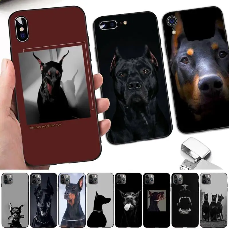 Чехол Doberman для iphone 13 8 7 6 6S Plus X 5S SE 2020 XR 11 12 pro XS MAX | Мобильные телефоны и аксессуары