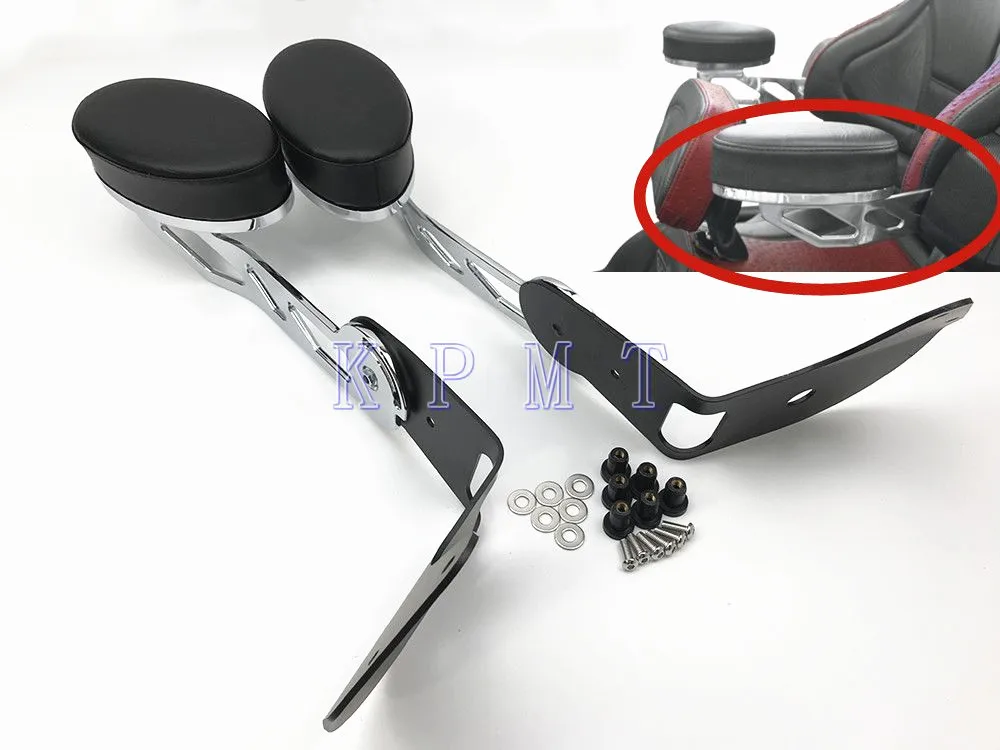 Motorcycle Rear Adjustable Passenger Armrests For Honda Goldwing GL1800
