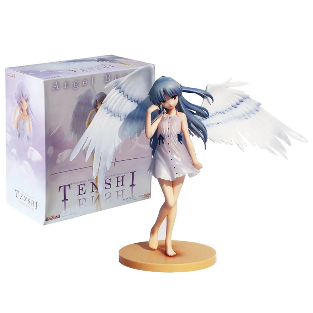 22 см аниме Ангел биты Tachibana Kanade экшн фигурка крылья школьная форма Улыбка ver.