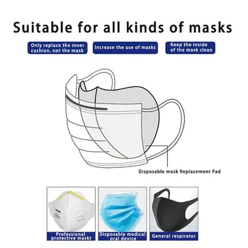 

Masks Mascarilla Anti-Dust Respirator Gasket 50 Filters Reusable Mask Tapabocas Masque Mascherina Quick Delivery