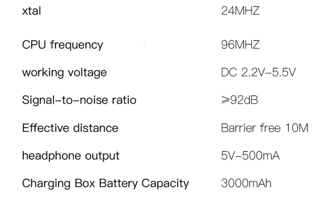 Ubeamer XI10S беспроводные наушники Bluetooth 5,0 TWS светодиодный дисплей с 3000 мАч зарядным устройством гарнитура с микрофоном