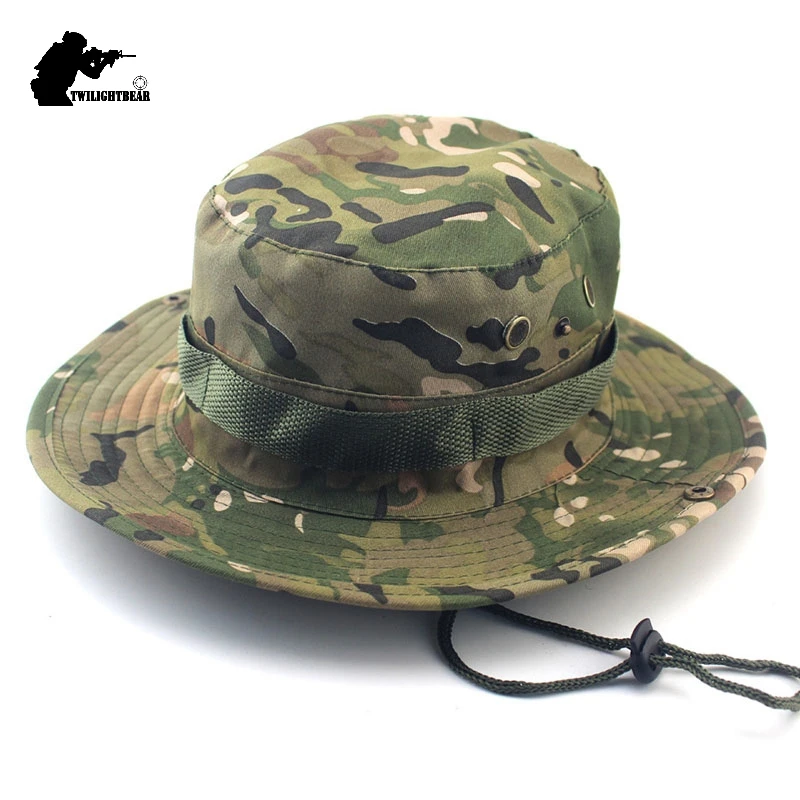 Брендовые военные камуфляжные шапки Boonie 26 цветов высокое качество для улицы