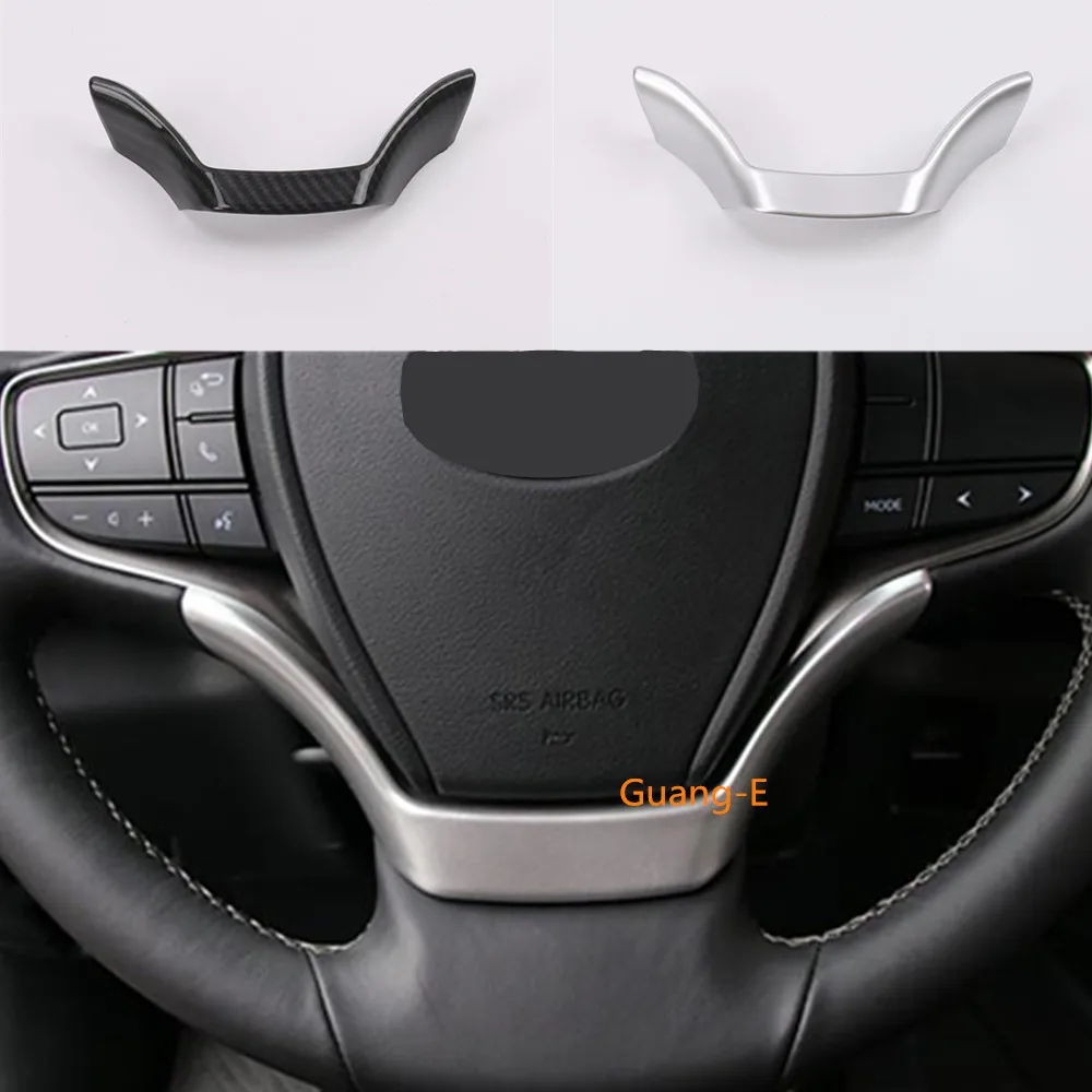 For Lexus UX 200H 250H 260H 2019 2020 2021 Car Decoration ABS Matte/Carbon Fiber Steering Wheel Interior Kit Switch Trim Frame
