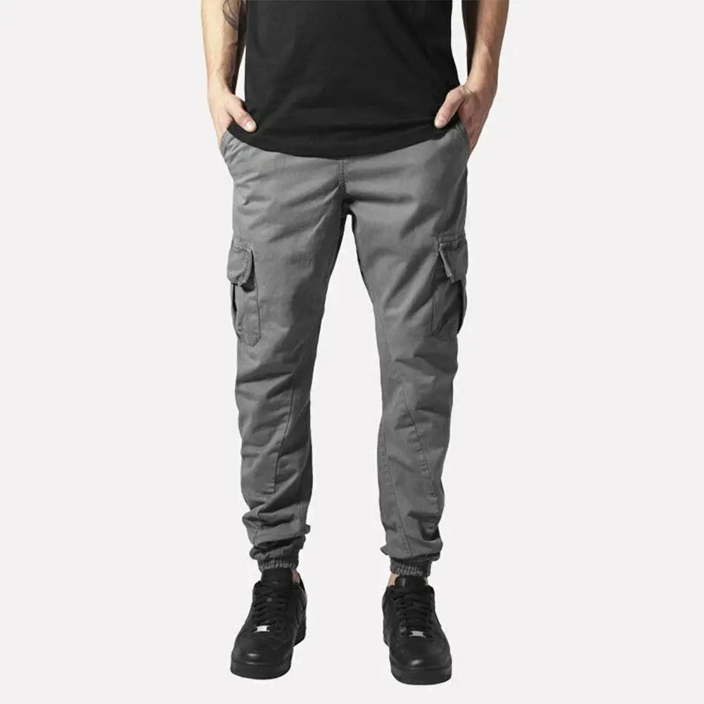 

Mannen Joggers Heren Cargo Broek Multi Pockets Regelmatige Joggingbroek Pantalones Casual Fashion Koord Streetwear Mannelij Q1K1