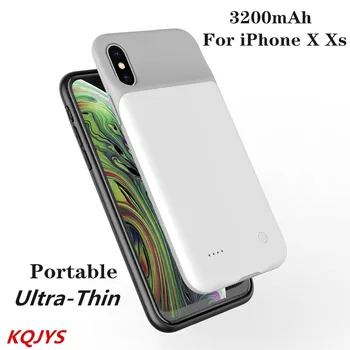 

KQJYS UltraThin Power Bank Battery Charger Cases for iPhone Xs Portable Backup Battery Charging Cover for iPhone X Battery Case