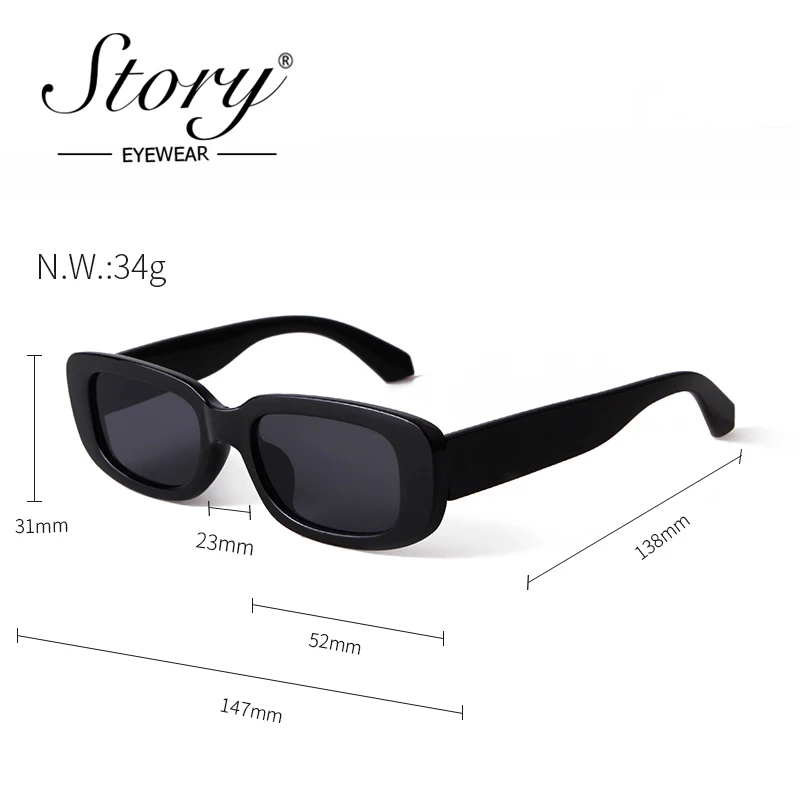 mecánico insertar lo mismo Story-gafas de sol rectangulares Vintage para mujer, lentes de sol  cuadradas pequeñas de leopardo, clásicas, de diseño de marca, S77087H, 2020  - AliExpress