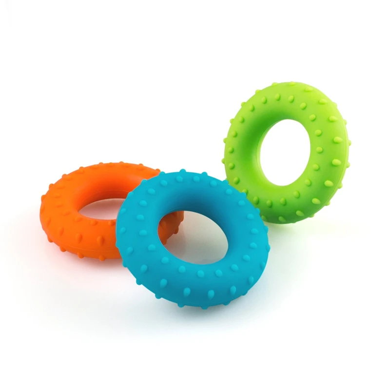 Silicon Gel Hand Grip Gripping Ring Carpal Expander Portable Finger Trainer Grip Strength Rehabilitation Massage Ball hand strengthener finger trainer finger strength trainer