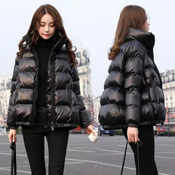

Winter Overcoat 2020 New Fashion Stand-up Collar Korean Version The Small White Duck Down Short Bread Down Parkas Women Tide 661