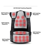 Tourmaline Self-heating Magnetic Therapy Belt Waist Support Kneepad Shoulders Sweater Vest Waistcoat Warm Back Pain Treatment