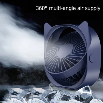 

Mini Air Conditioner Fan Portable Summer Cooling Mini USB Charging Fan Personal Space Cooling Fan for Home Office