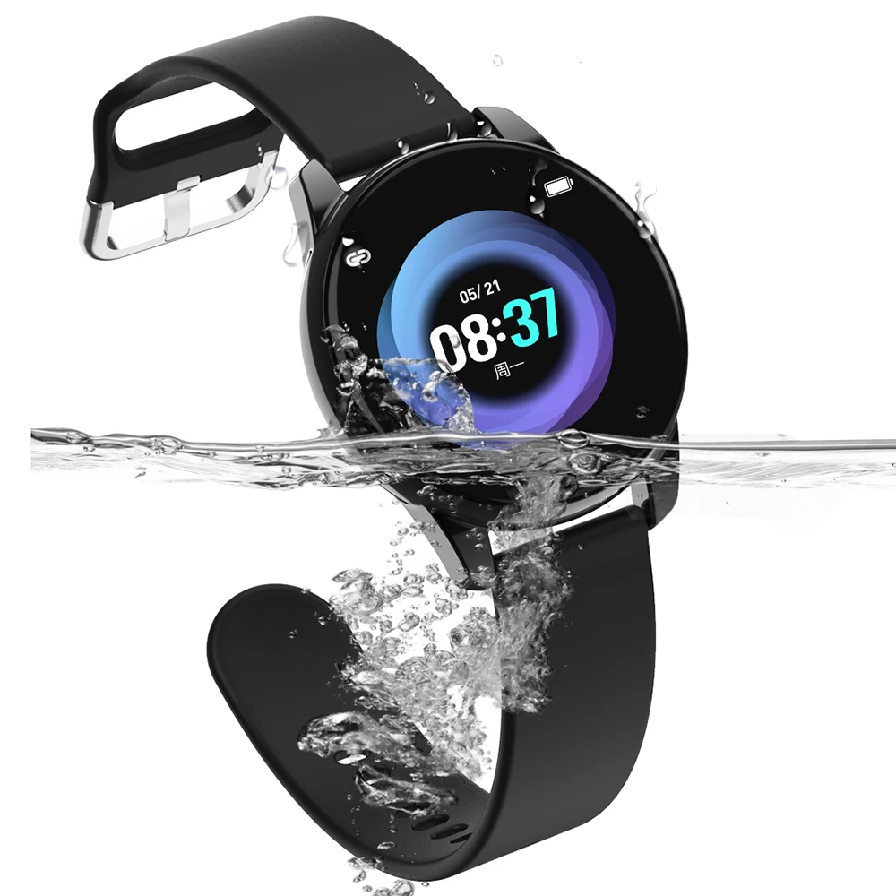 Мужские Bluetooth умные часы кровяное давление умные часы женские Смарт-часы водонепроницаемые спортивные трекер WhatsApp для Android Ios