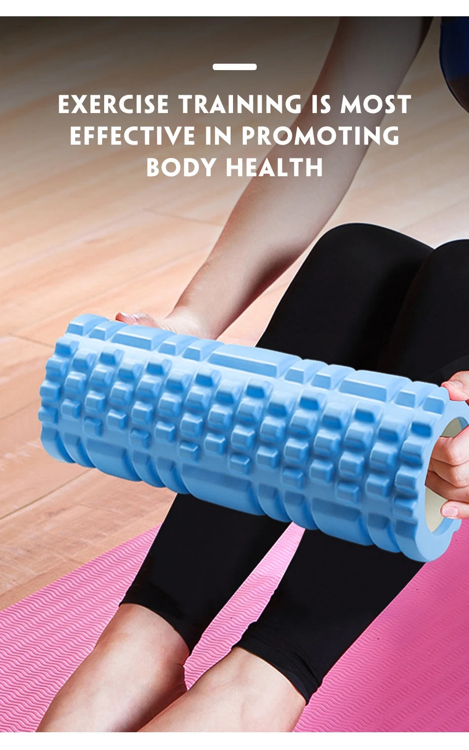 30cm Yoga Column  Gym Fitness Foam Roller Pilates Yoga Exercise Back Muscle Massage Roller Soft Yoga Block Drop Shipping