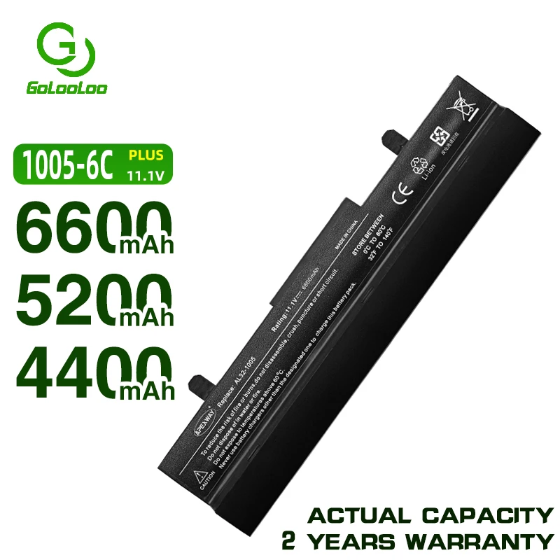 Golooloo 11 1 V Аккумулятор для ноутбука ASUS AL31 1005 AL32 ML32 ML31 Eee PC 1001P 1001PX 1005PX 1005P 1005HA|laptop