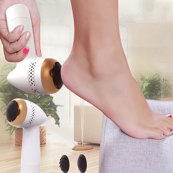 

Electric Foot Grinder Rechargable Hard Cracked Skin Trimmer Dead Foot Care Tool Pedicure Remover Foot Files Massage Head