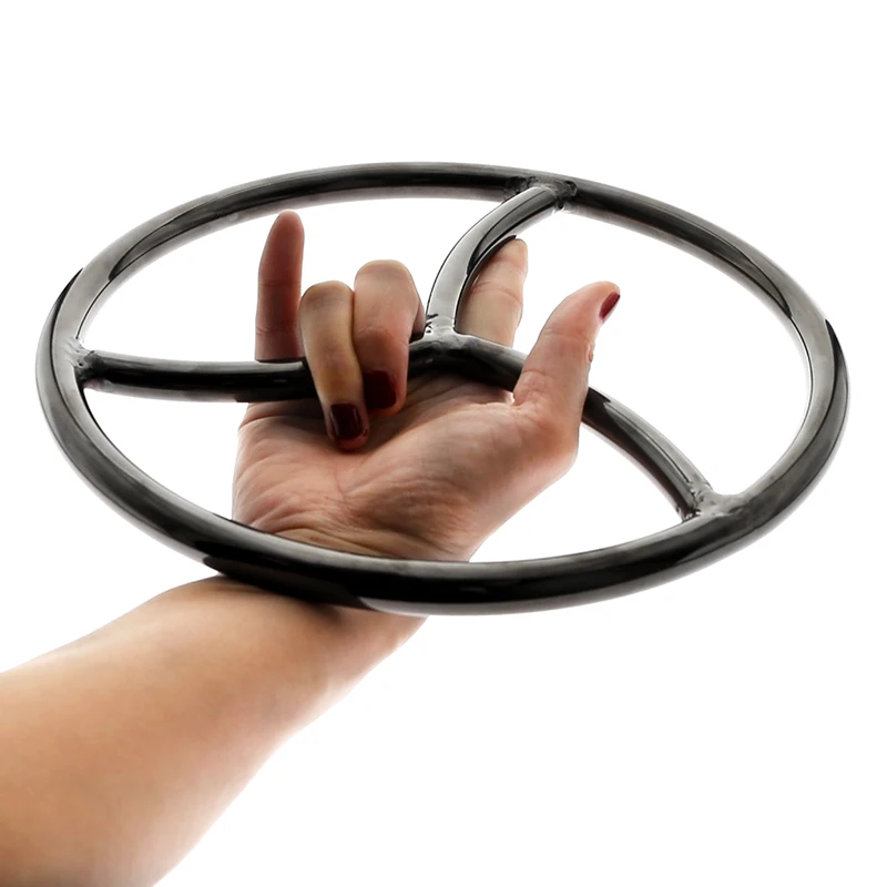 Strong Black Triangle Shibari Bondage Ring Artistic-erotic Suspension Restraints centre BDSM Anchor Base Rope Suspension Device
