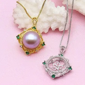 

Classical Style Pearl Pendant Mountings Findings Base Mounts Pendant Settings Jewelry Parts Fittings Party Jewellery Accessories