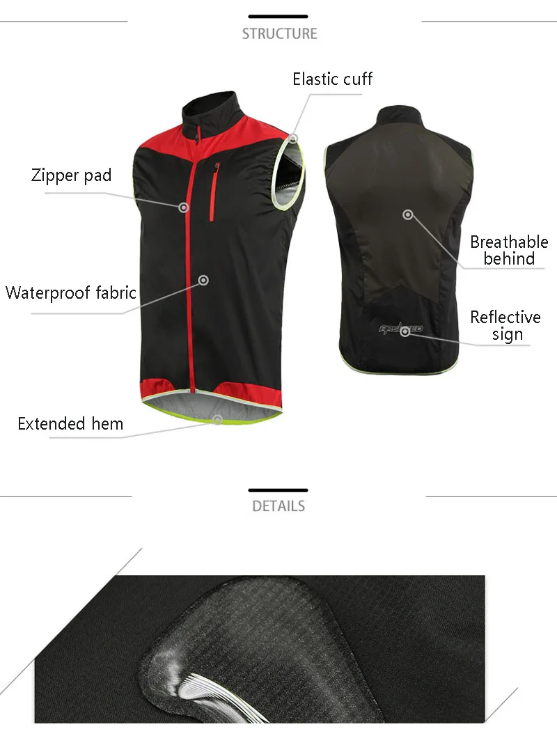 Мужская велосипедная куртка для спорта на открытом воздухе, жилет для велоспорта, светоотражающая одежда, ветрозащитный водонепроницаемый, для езды на мотоцикле, велосипедный дышащий дождевик
