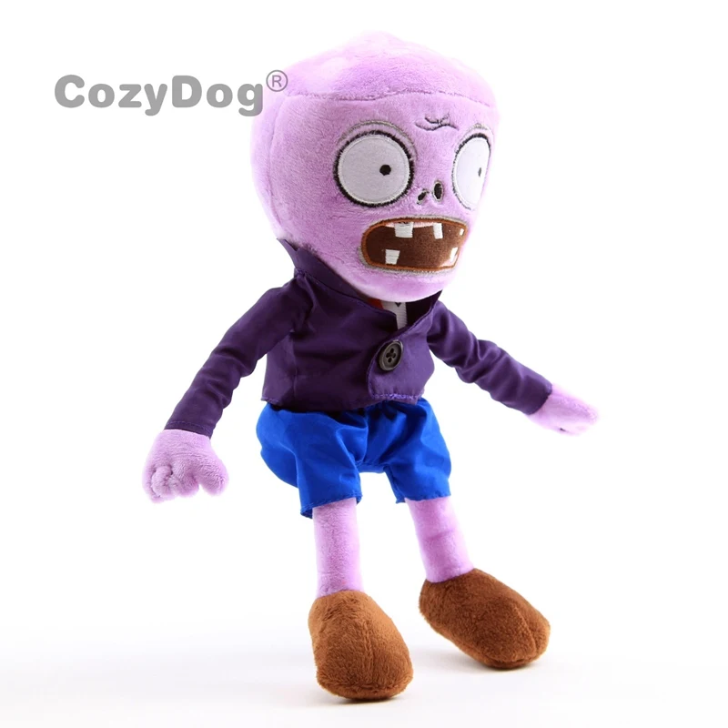 26 см игра Растения против Зомби плюшевые игрушки кукла Peluche милые фиолетовые зомби мягкие животные игрушки для женщин и детей подарок на день рождения