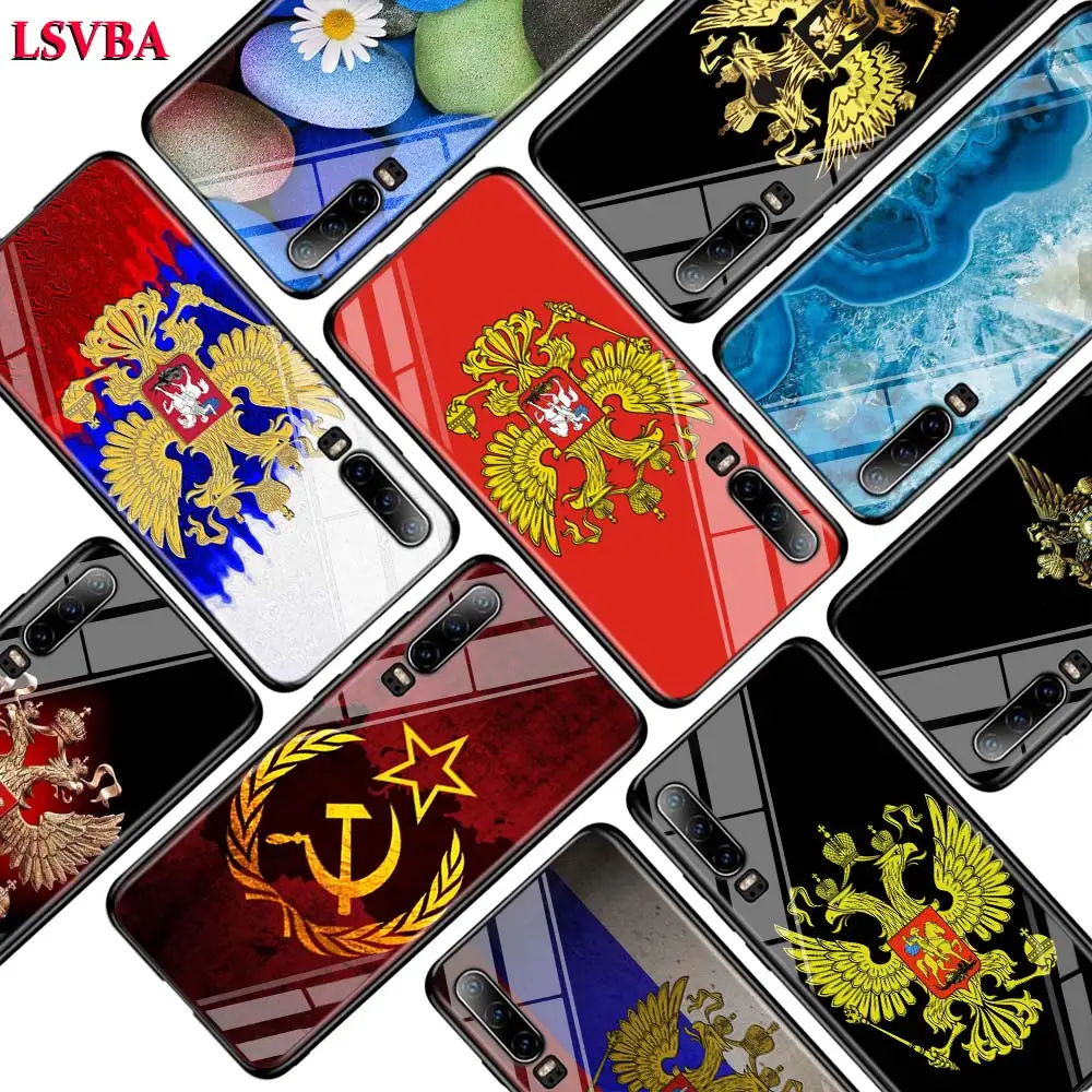 Флаг России Национальная эмблема для Huawei P Smart Z Plus 2019 P30 P20 Pro P10 P9 P8 Lite суперъяркий